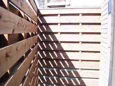 1階木製塀