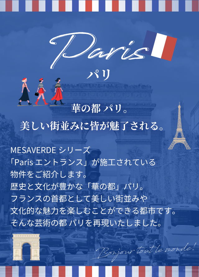 華の都パリ。美しい街並みに皆が魅了される。